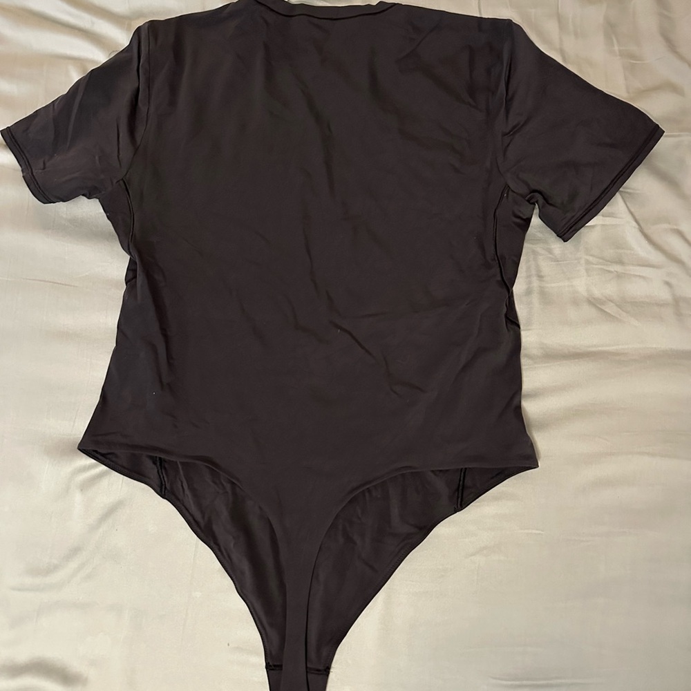 Lululemon Black Short Sleeve Bodysuit